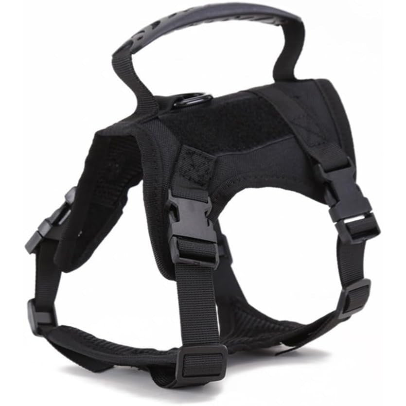 Escape Proof Tactical Cat Harness Vest Adjustable Pet Walking Harness